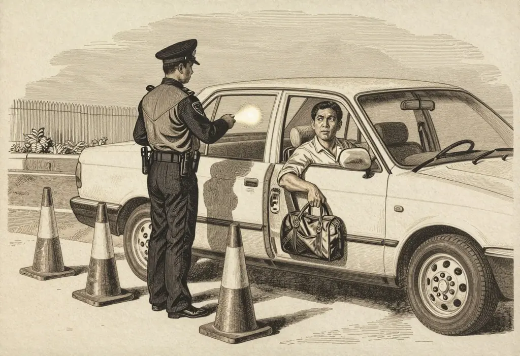 Can police search inside my car, open my bag, or inspect my phone at a routine checkpoint?